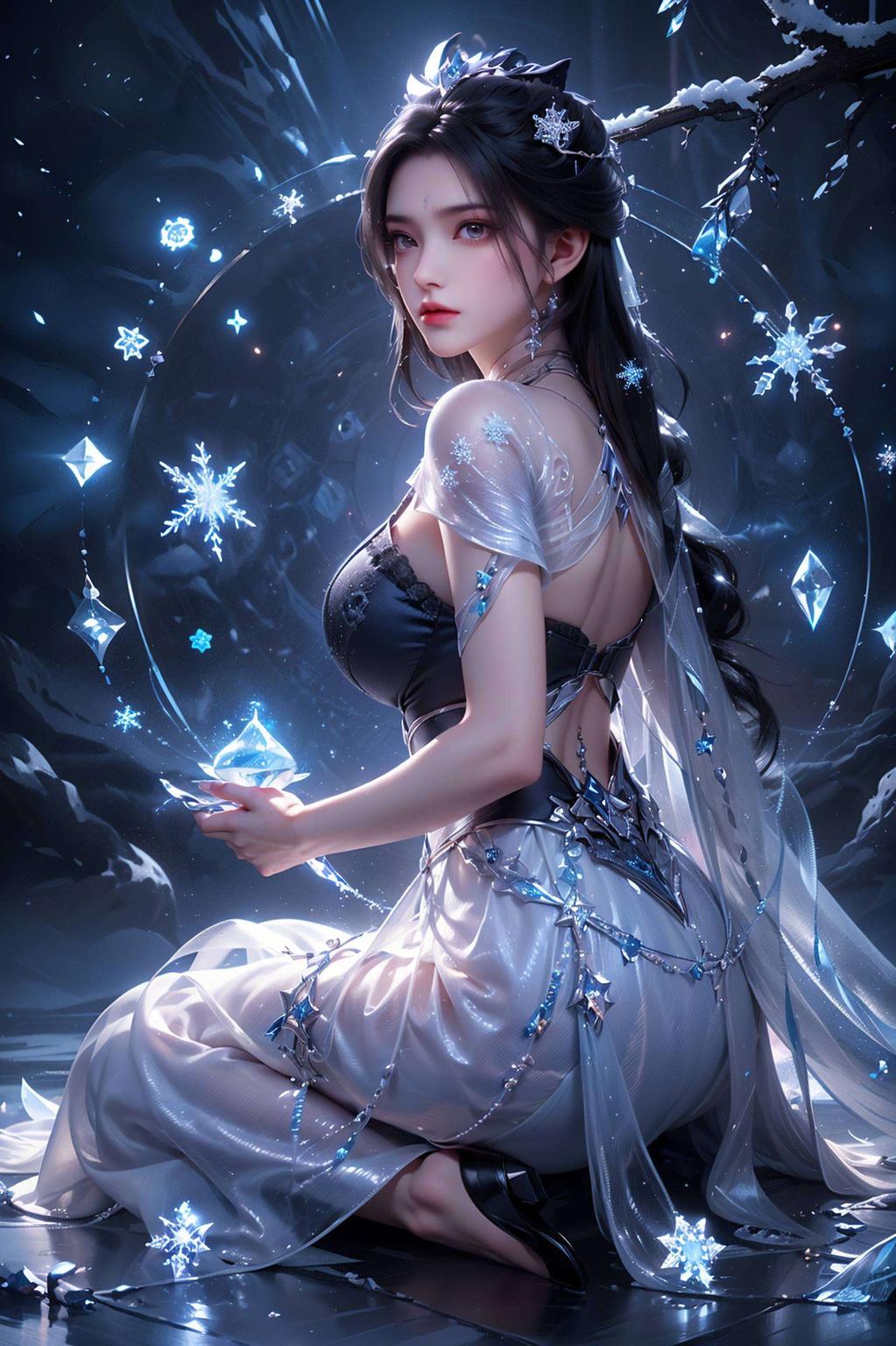 尽显国漫之美！✨ 图片中陆雪琪衣袂飘飘