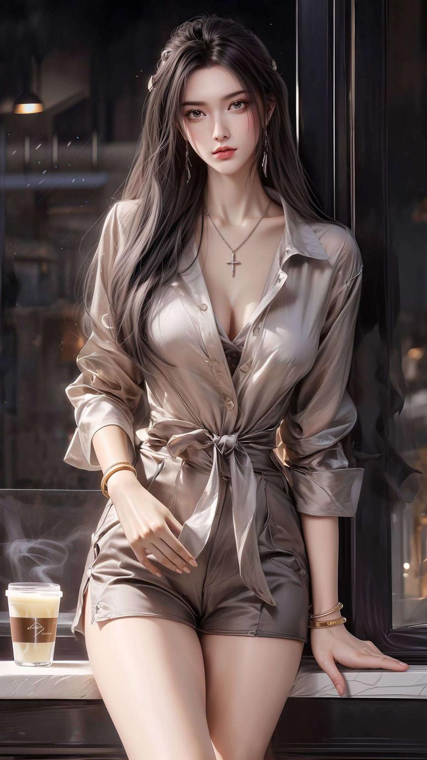 人物灵动雪琪剑指苍穹