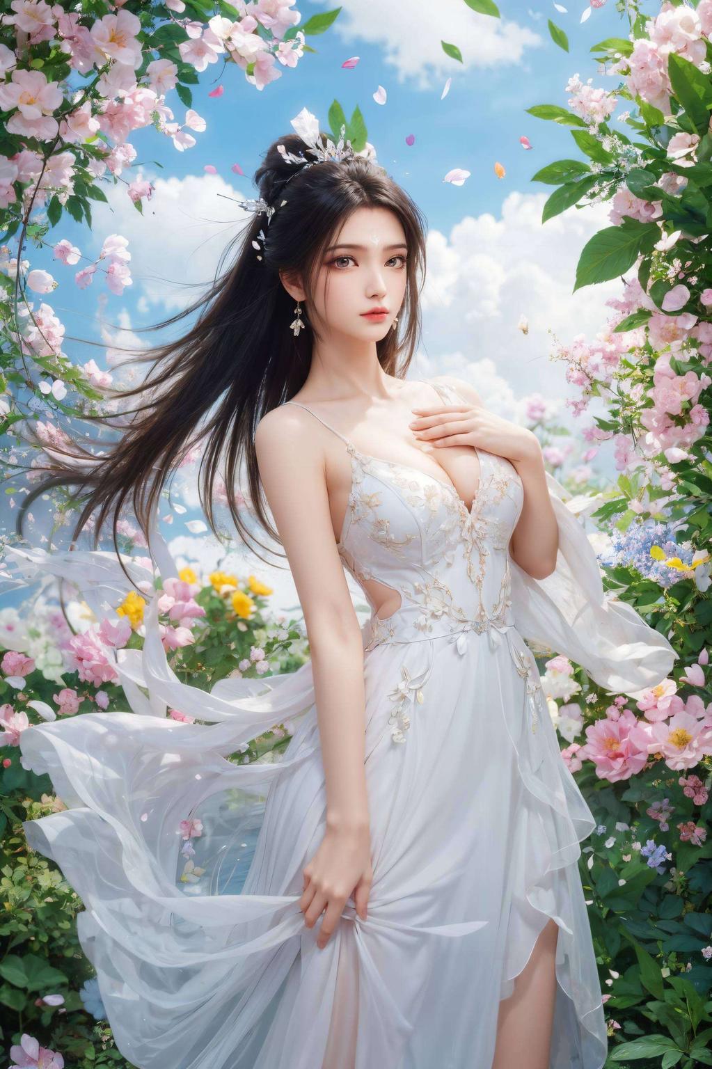 陆雪琪原画壁纸亮相！清新绿意搭配平板可爱风格高清画质