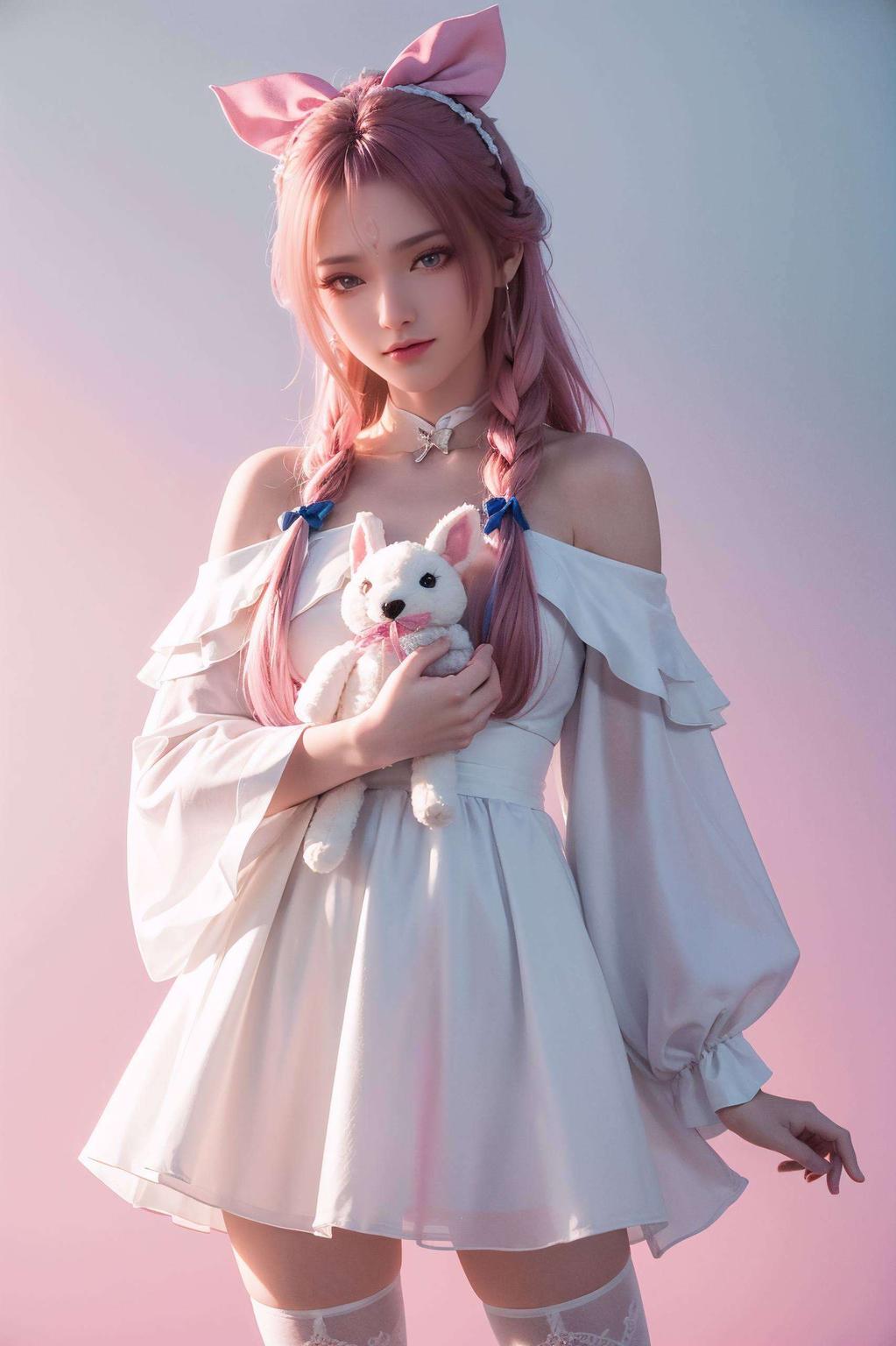 月下陆雪琪尽享动漫之美！