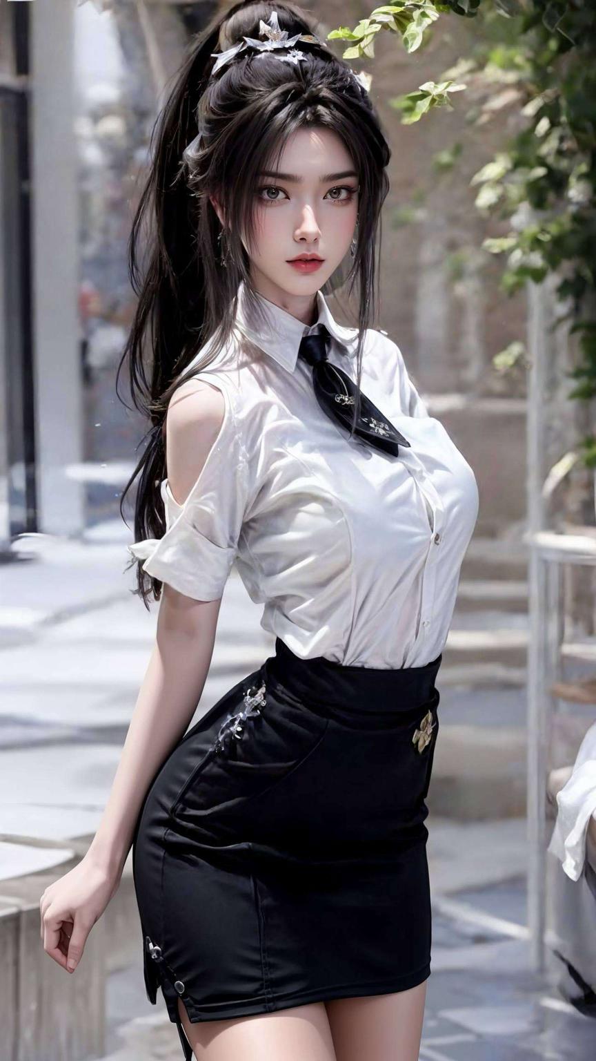 精美绝伦仿佛仙子舞动剑芒