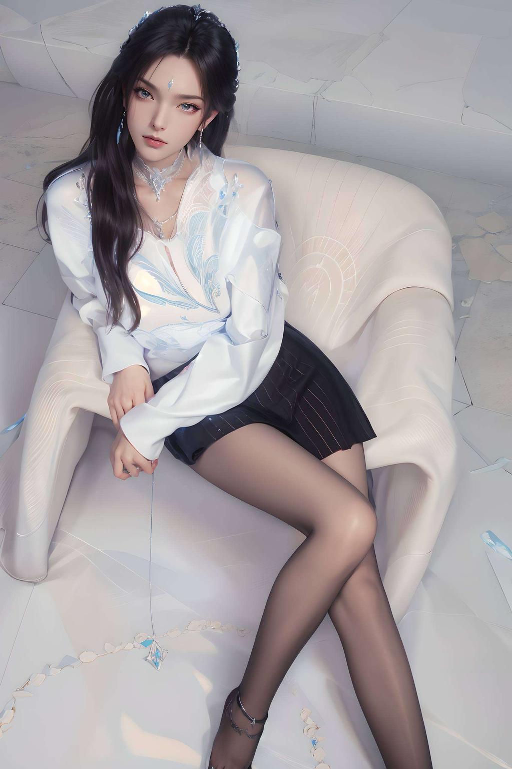 她那清丽的身影这款壁纸