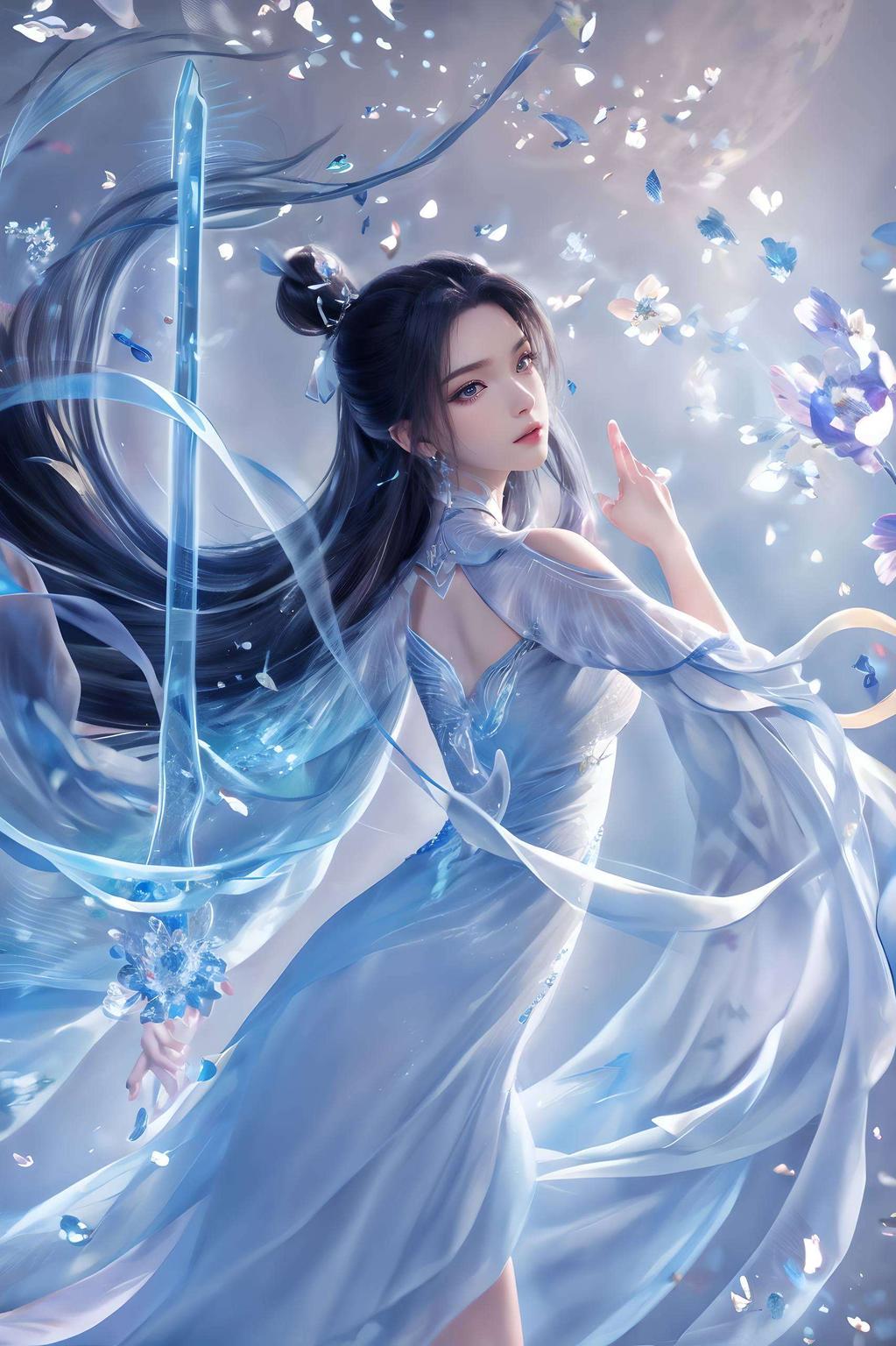 诛仙迷们看过来！陆雪琪舞剑壁纸美不胜收！这组免费苹果可爱壁纸