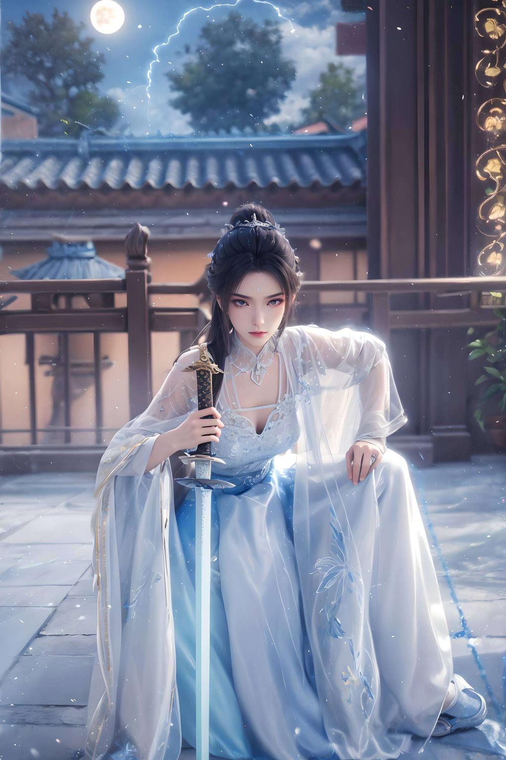 小鹿贴心陪伴美得像是从画中走出来的一般！