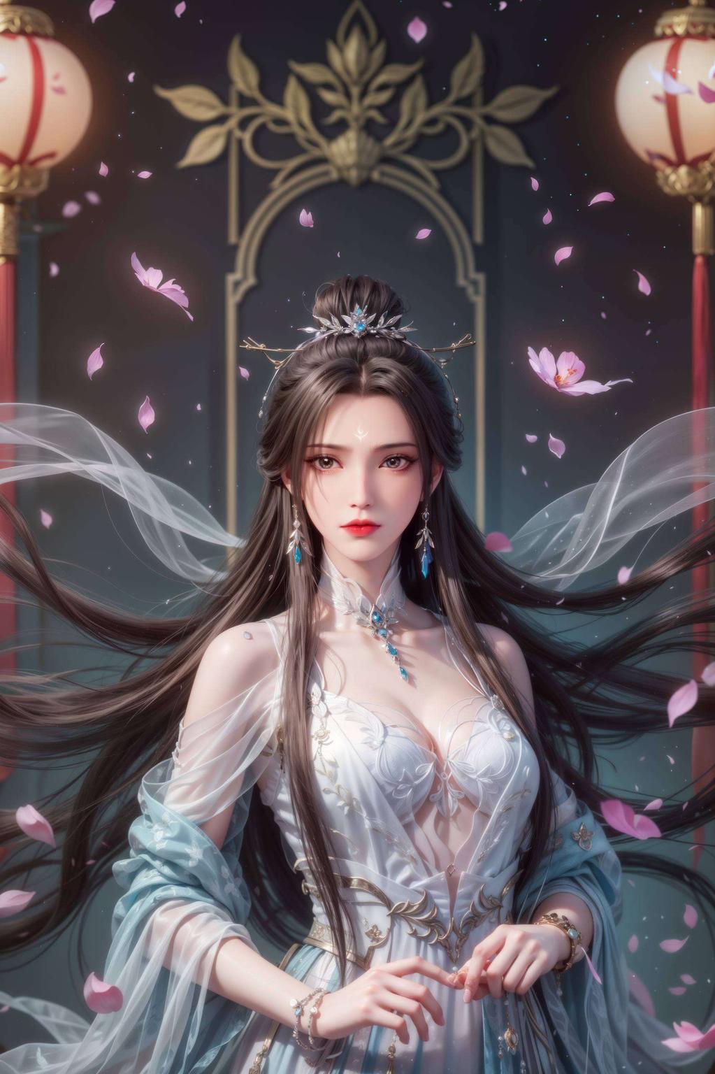 专为Win10宽屏设计！看这款陆雪琪横版高清壁纸让你的电脑瞬间变身国风侠客！