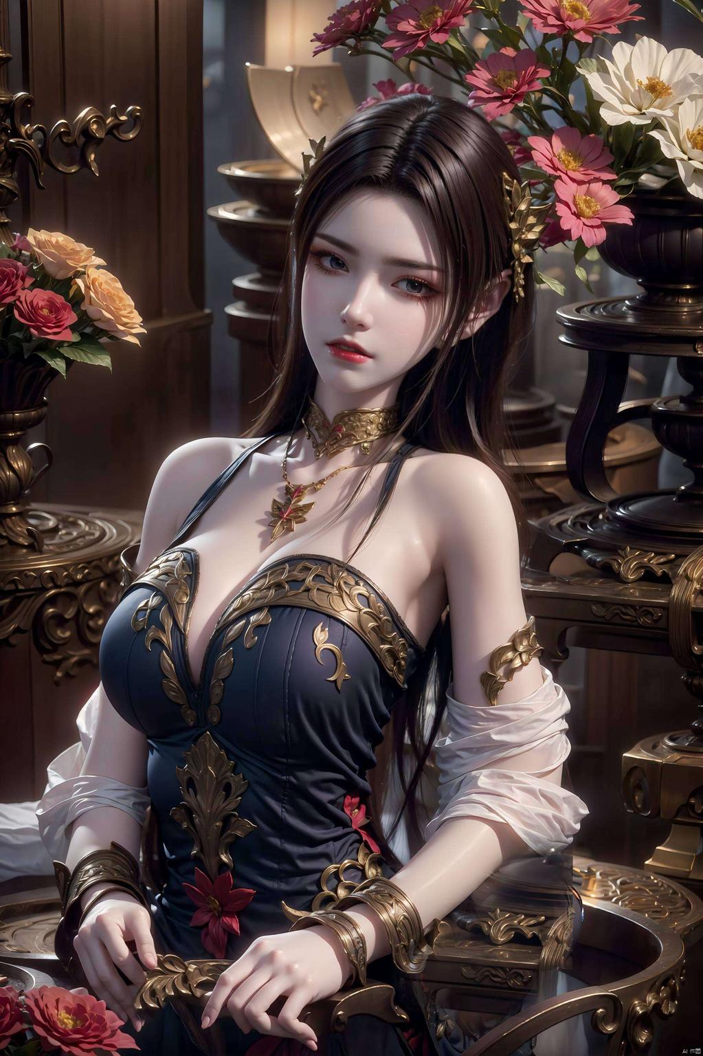 美杜莎女儿眼神深邃点亮电脑屏幕