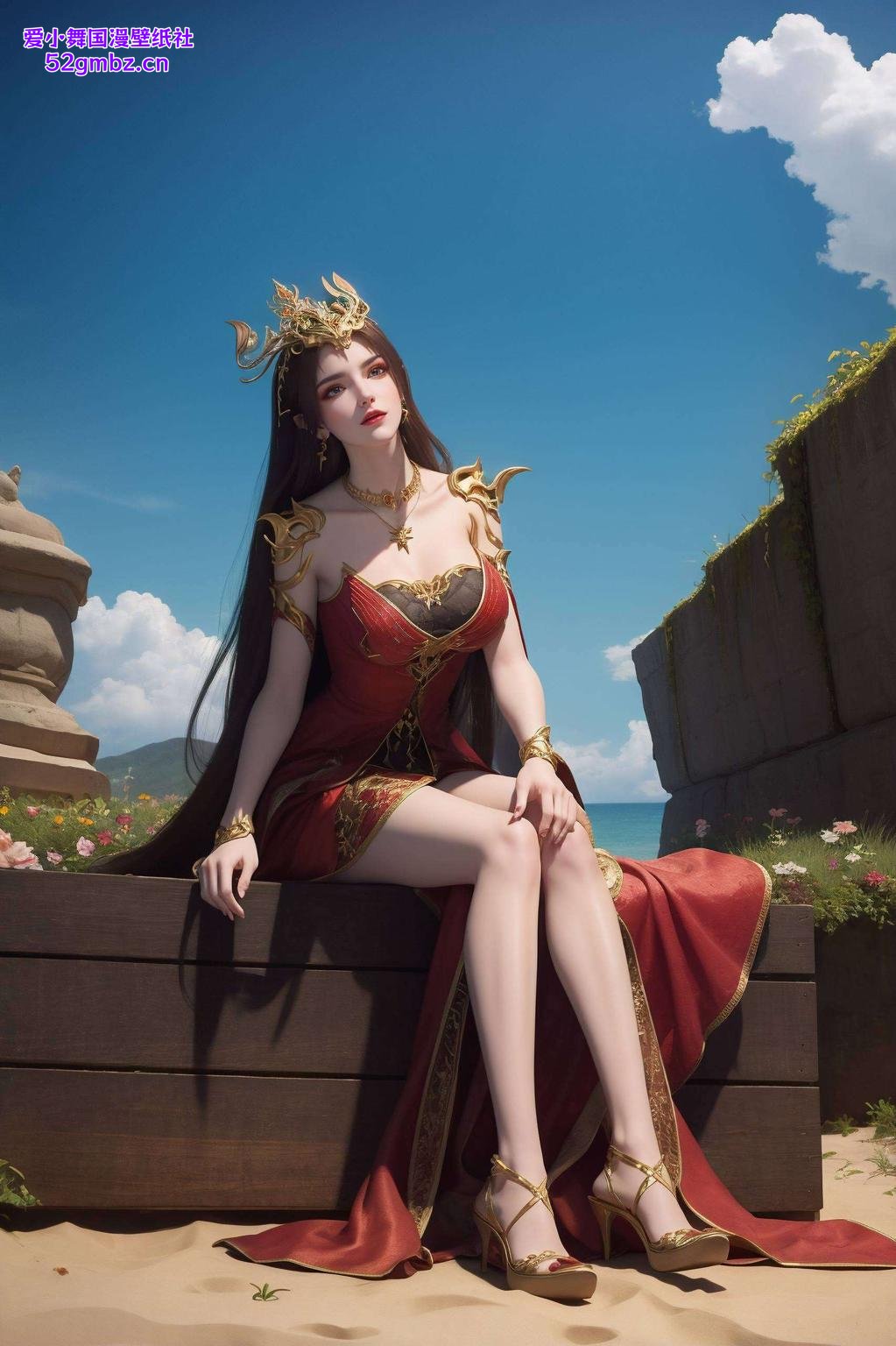 蛇发飘逸特别推荐给《斗破苍穹》迷们！看这美杜莎平板壁纸