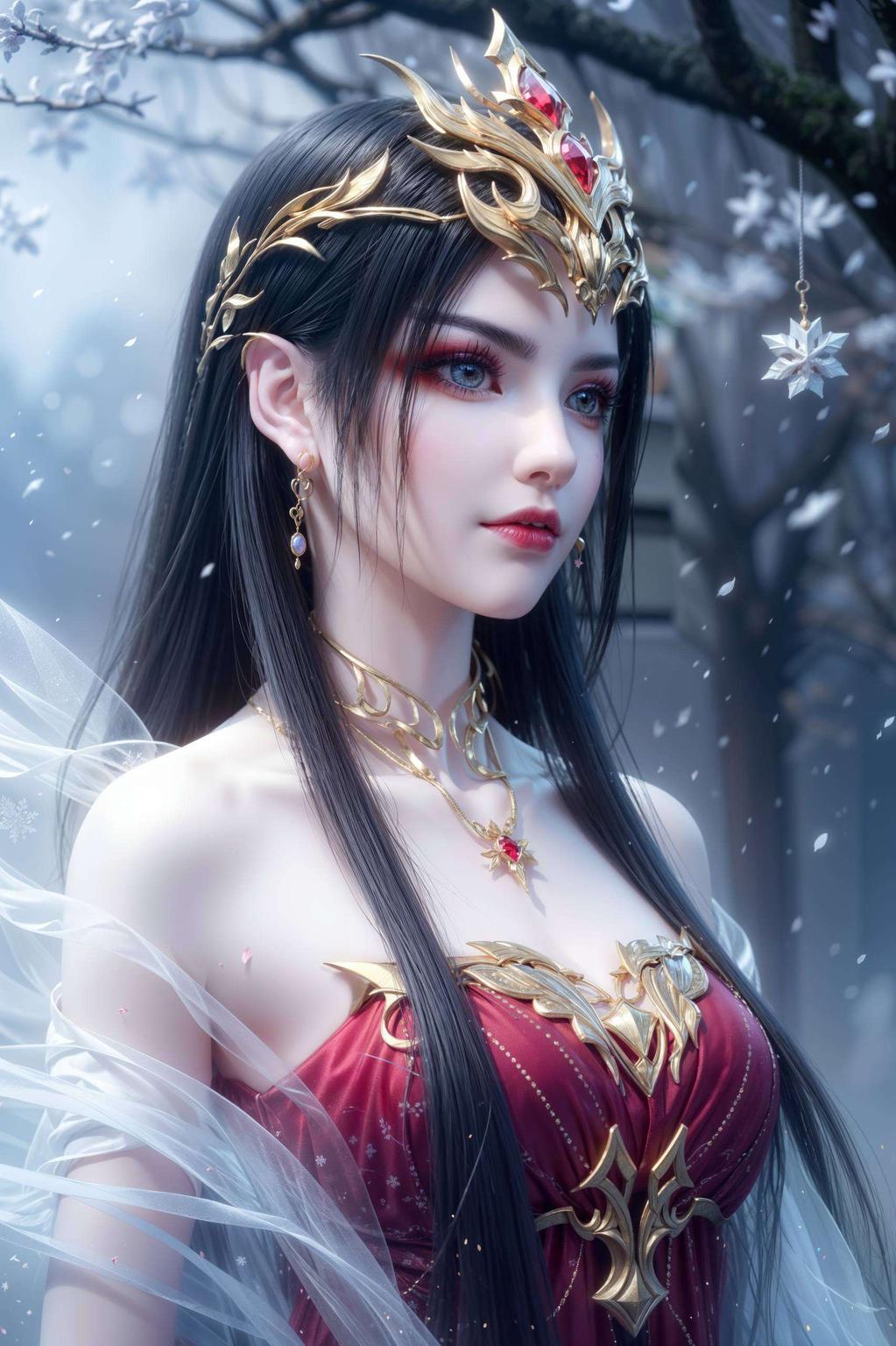 电脑桌面瞬间变身为动漫迷的私人画廊把她蛇蝎美人的气质展现得淋漓尽致