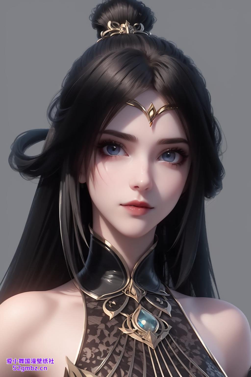 让你的桌面瞬间魔法十足！看这魔女的眼神高清壁纸