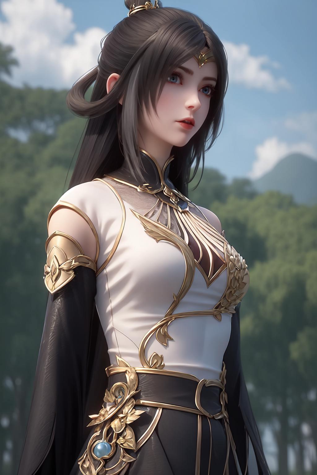 这款超精致动画壁纸完美世界的魔女本体