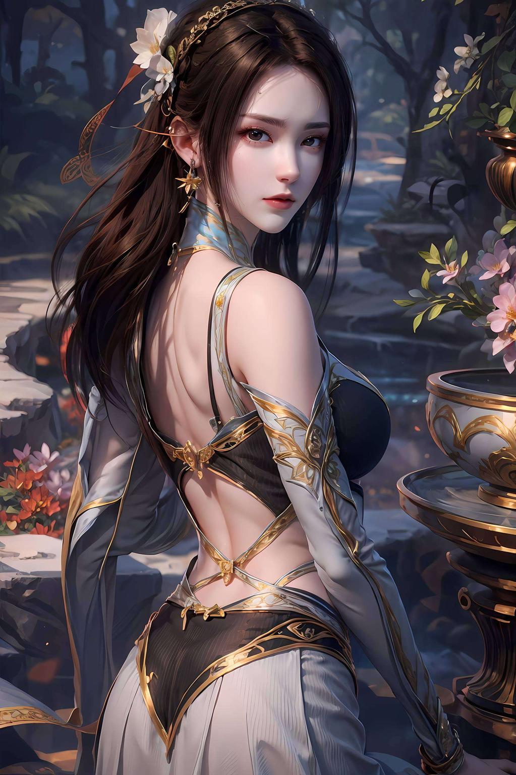 纳兰嫣然的白丝壁纸完美像素