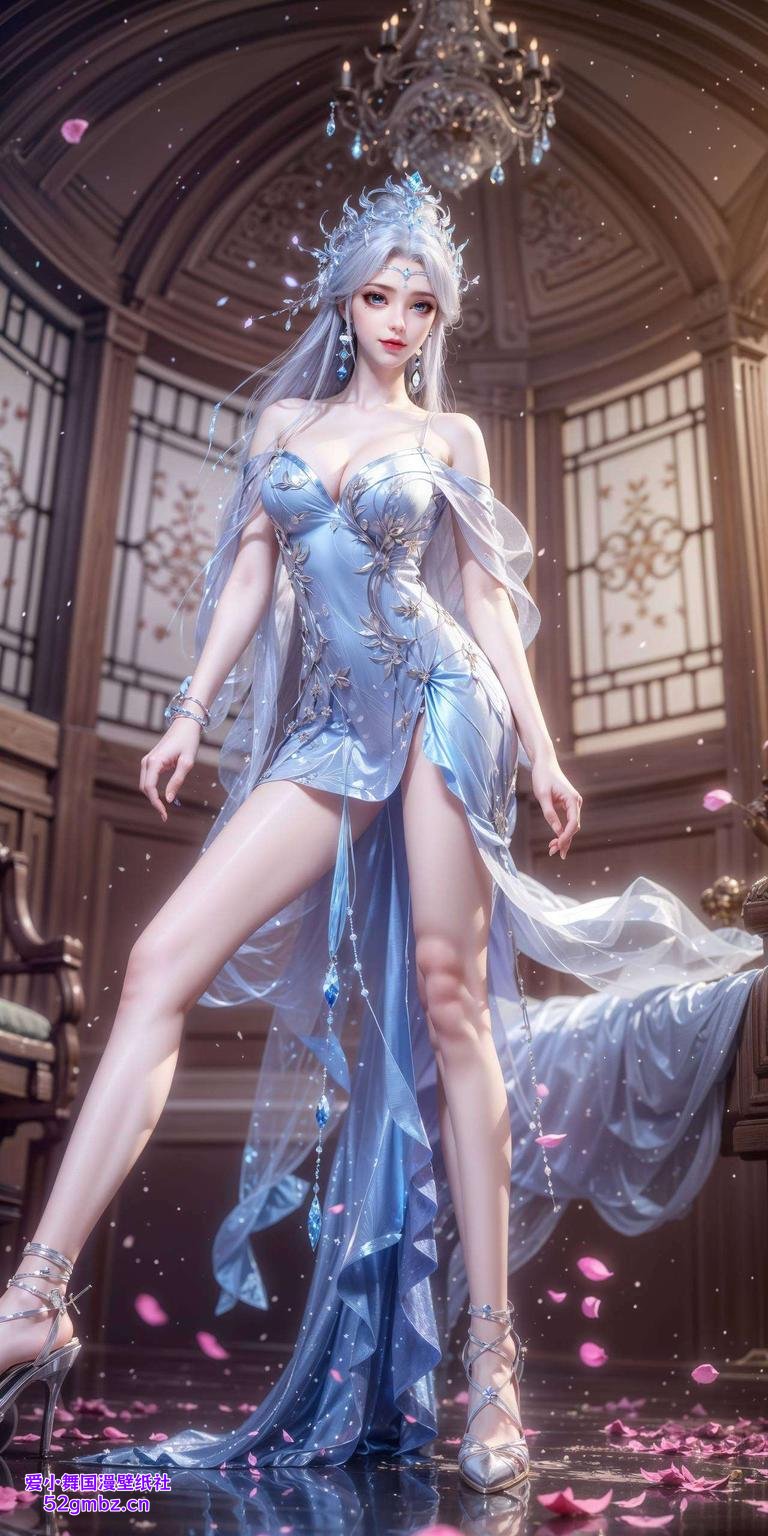 幽蓝的天空下这幅古风壁纸映入眼帘