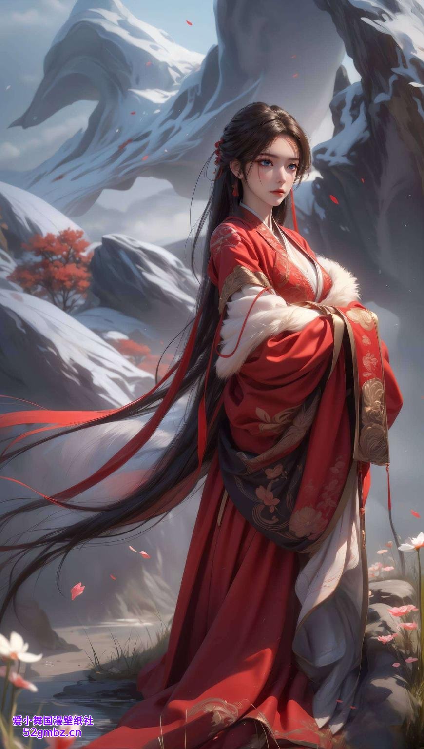 紫色花瓣绽放如梦似幻完美适配你的手机屏幕