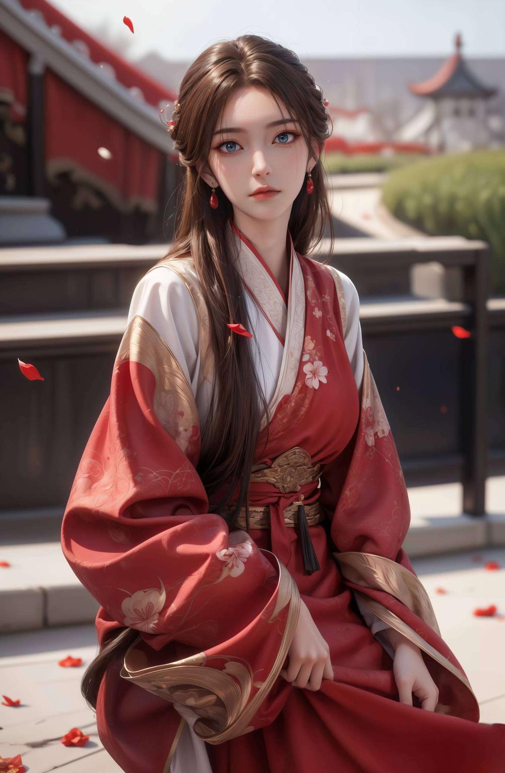 宛如置身画中跟随元龙蔷薇