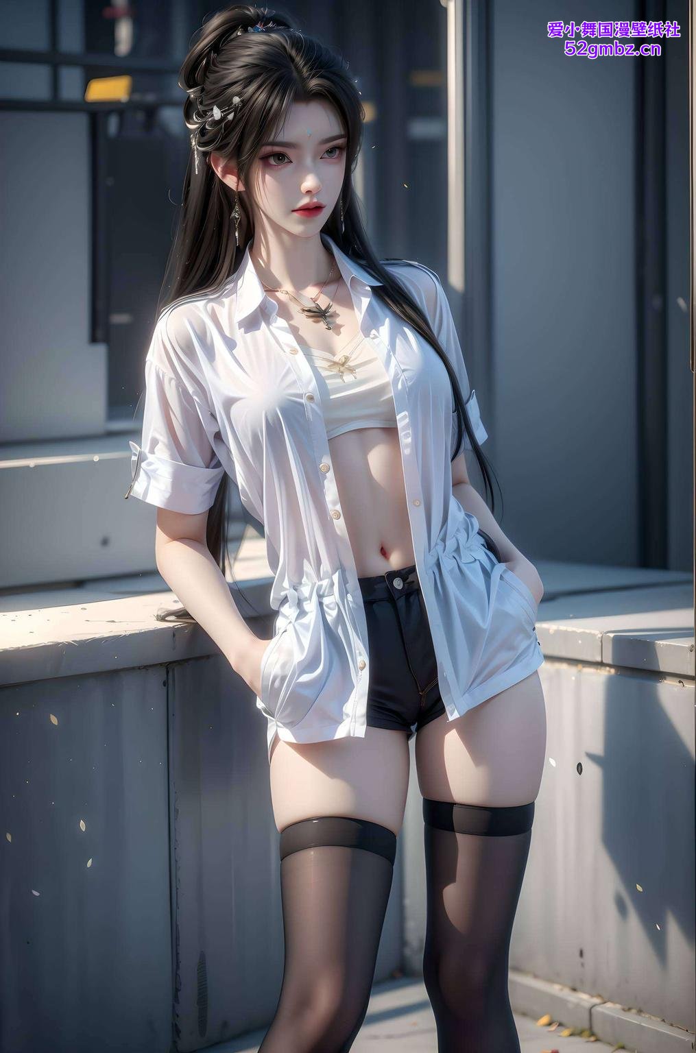 简洁风华静态壁纸映深情