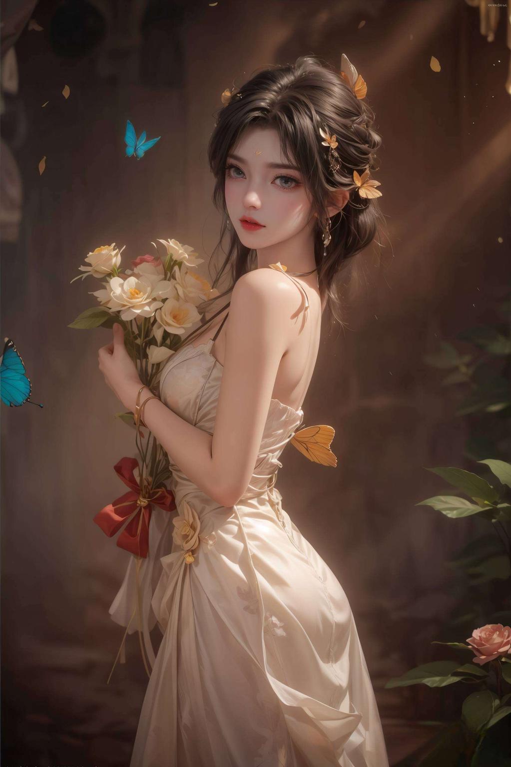 清漪泳装比基尼高清宽屏壁纸