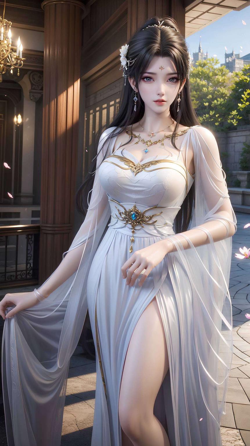 清漪与月婵清漪的柔美与月婵的神秘