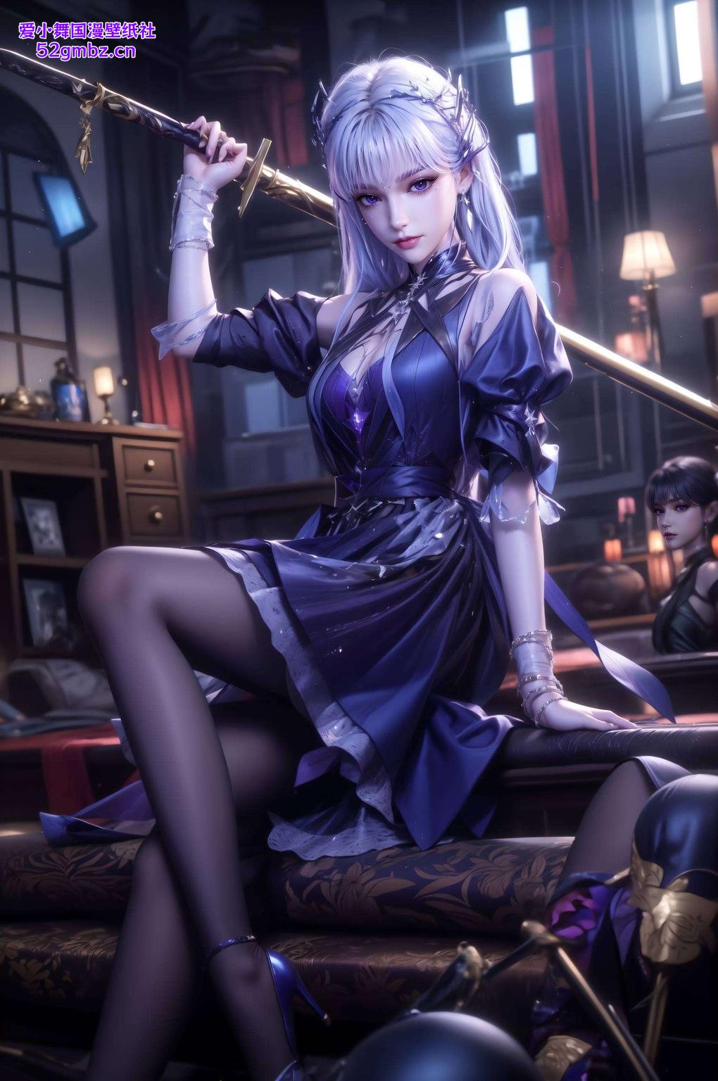 今天给大家带来一款高分辨率完美像素的手机宽屏壁纸！🎉 瞧瞧这位国漫女神圣采儿美图壁纸高清得让人心动