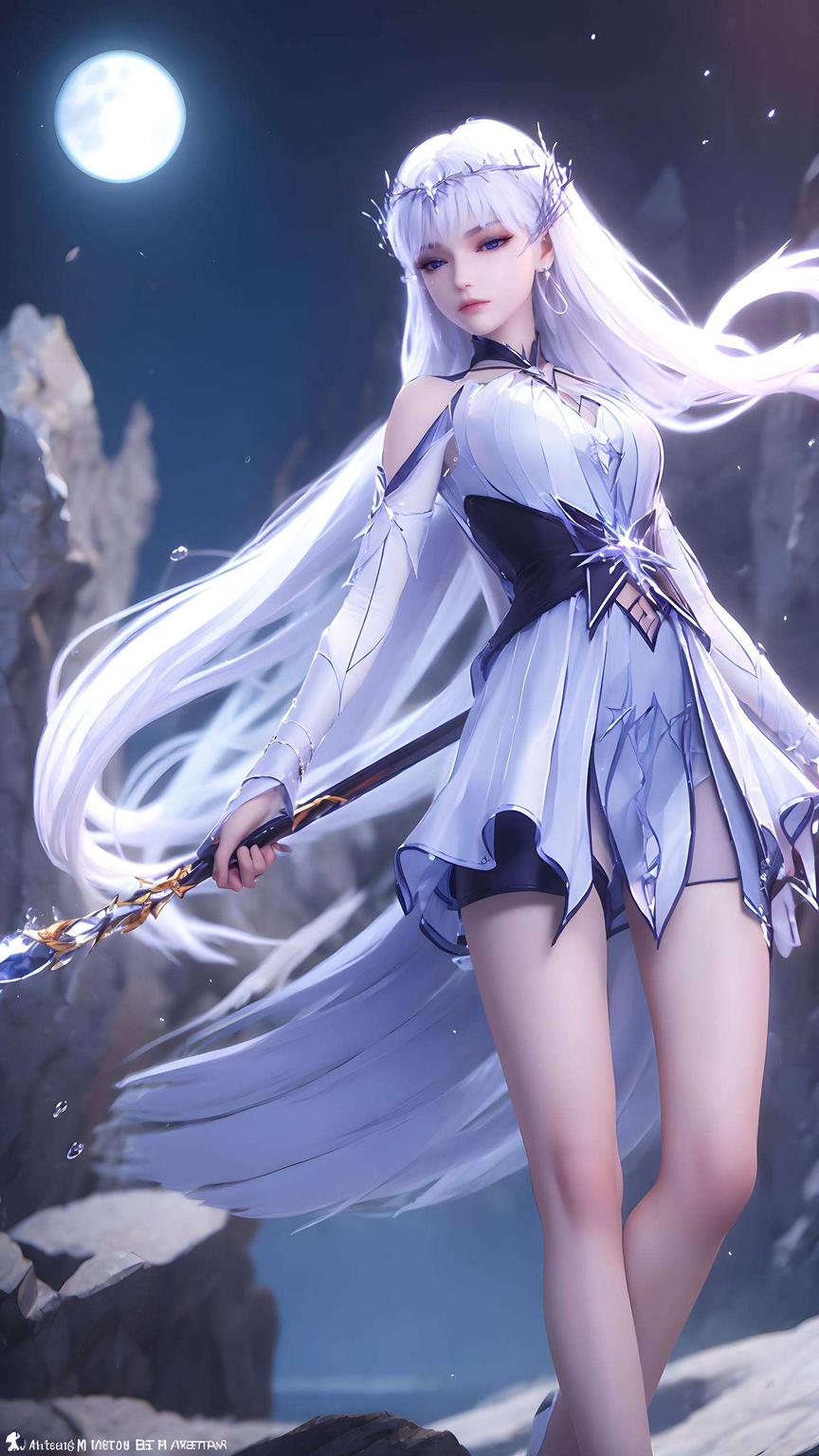 主角是壁纸界的圣采儿“嘿