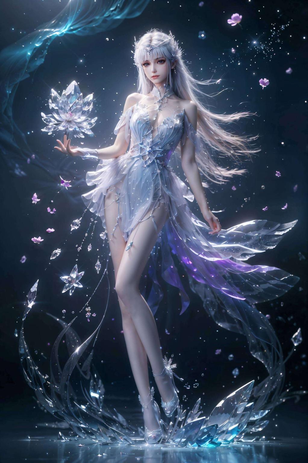 甜美微笑的圣采儿