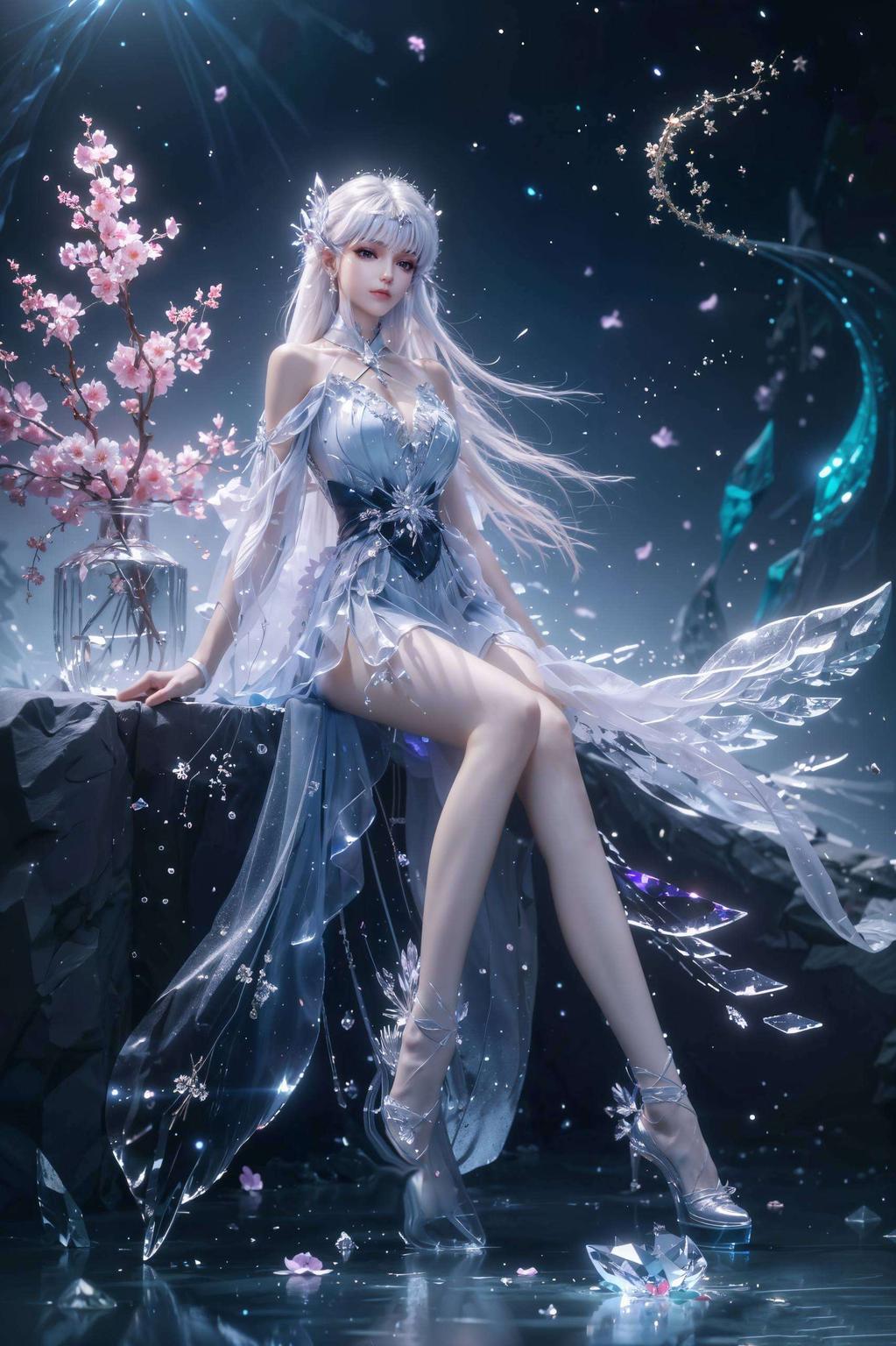 高清壁纸盛宴！来看龙皓晨与圣采儿深情接吻甜蜜氛围溢满屏！