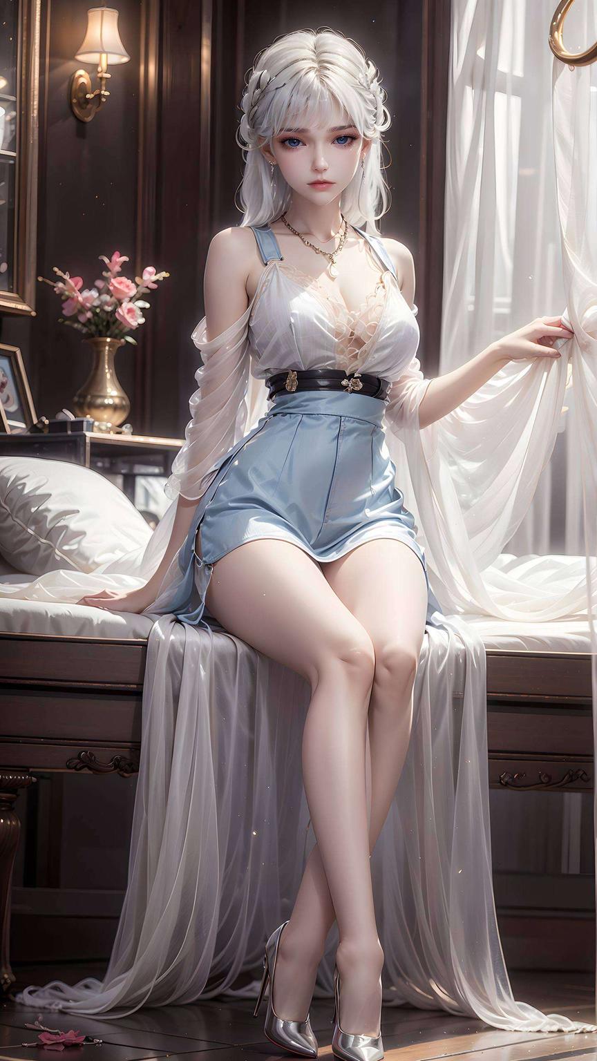 ins风满满！简洁线条勾勒出她的甜美轮廓