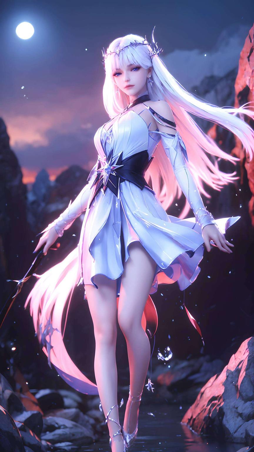 圣采儿壁纸超清4k横版如梦如幻