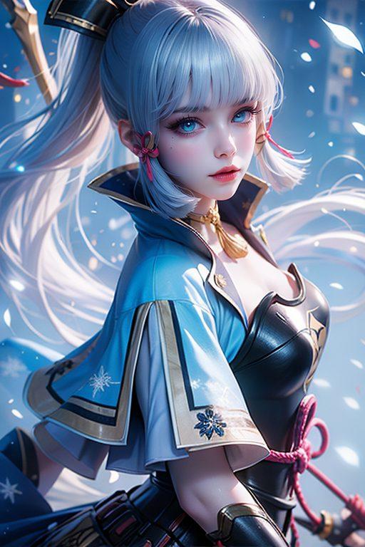 二次元迷们这款神里凌华高清壁纸