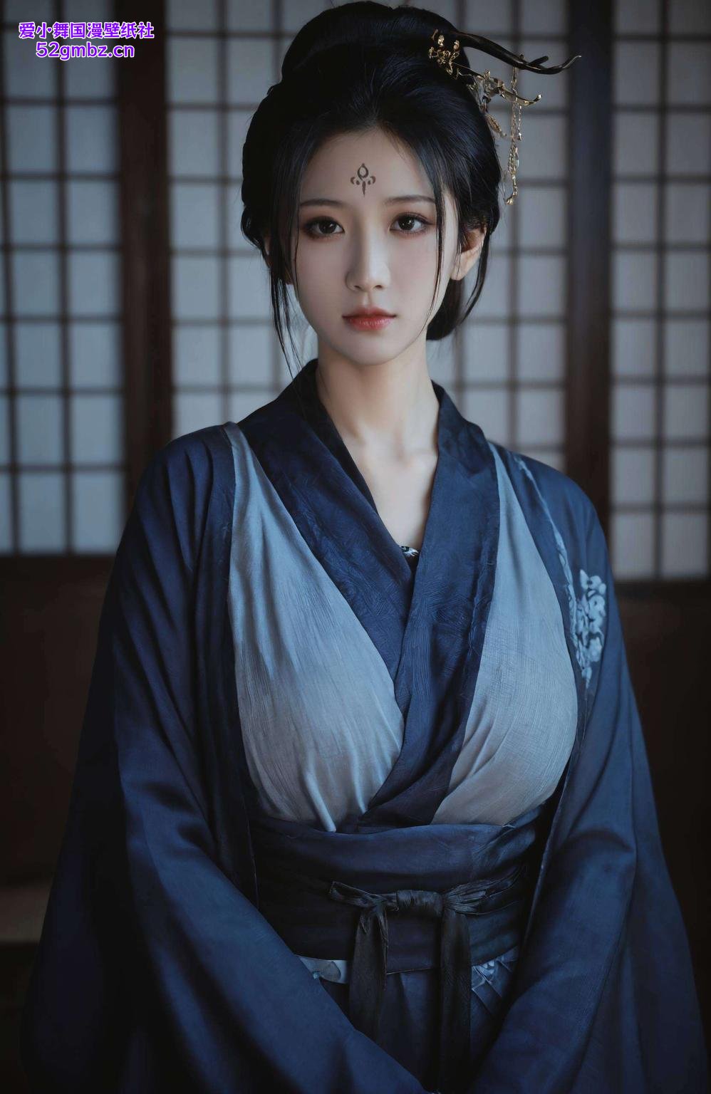 独特气质冷酷眼神