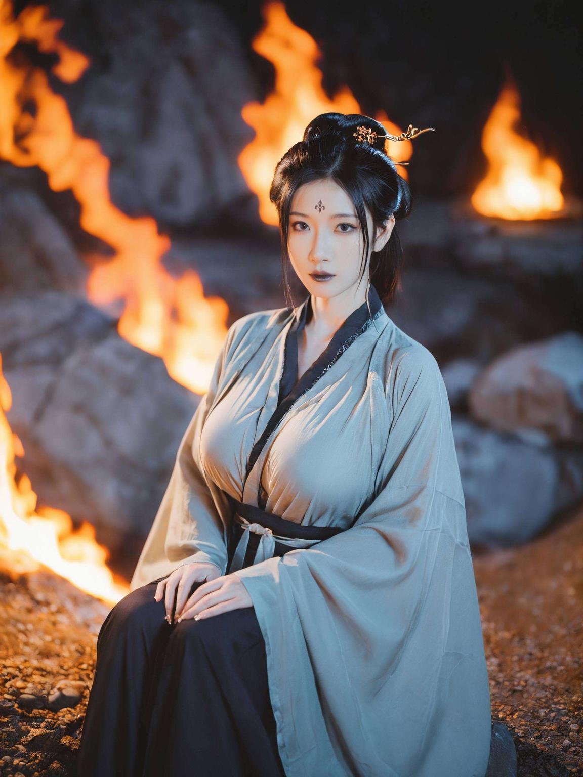 国漫之美尽收眼底！黑神话悟空四妹旧建模