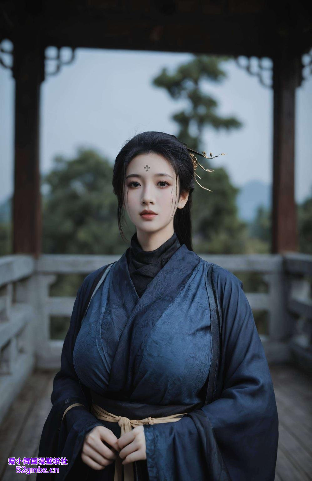 倩影飘逸清新脱俗