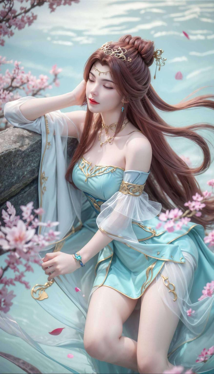 动态高清让你的手机瞬间变身艺术品！这款壁纸以苏灵韵动漫角色为主题