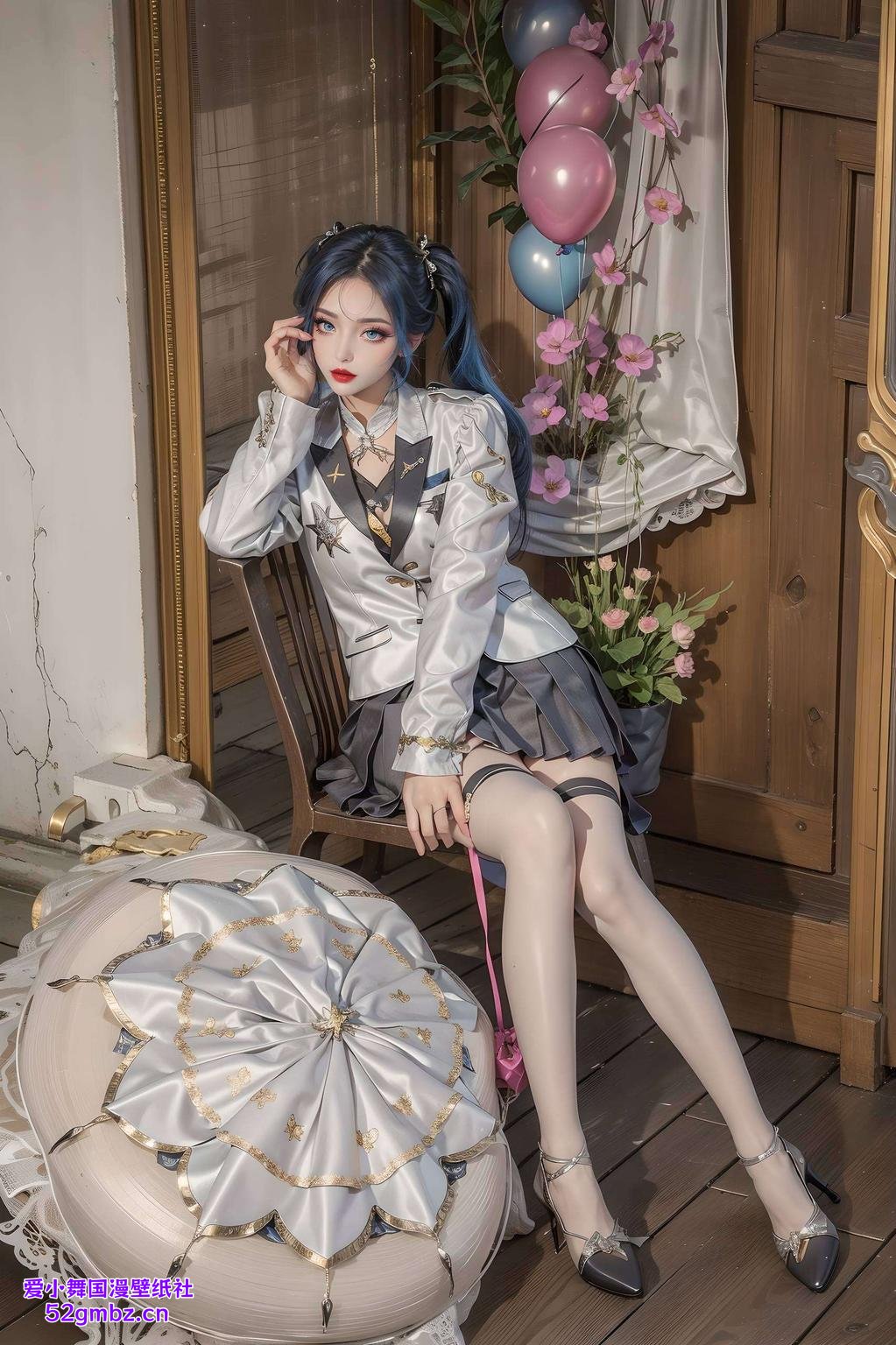 尽显动漫女魅力iPhone桌面背景