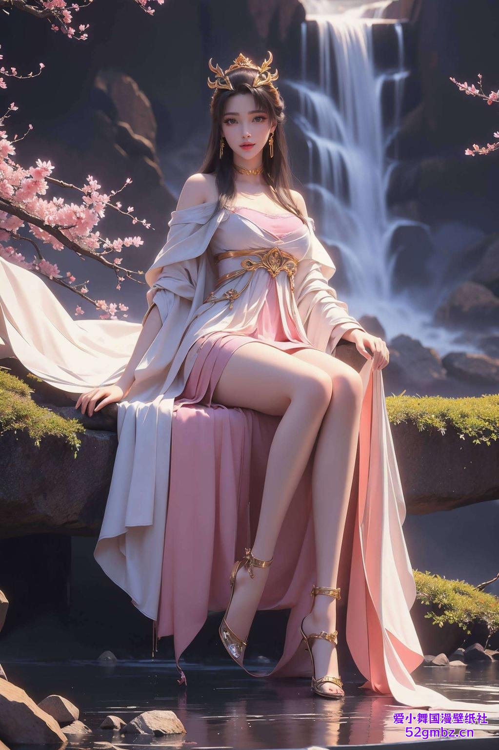 看这动态壁纸美得像是从漫画里走出来的一般