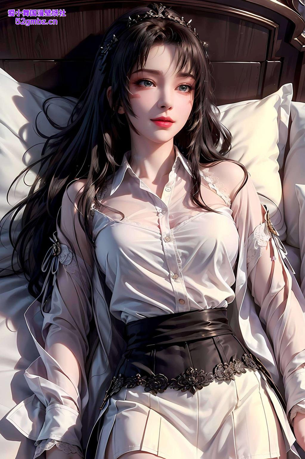 这款炫彩壁纸以天狐仙子为主题高清平板壁纸