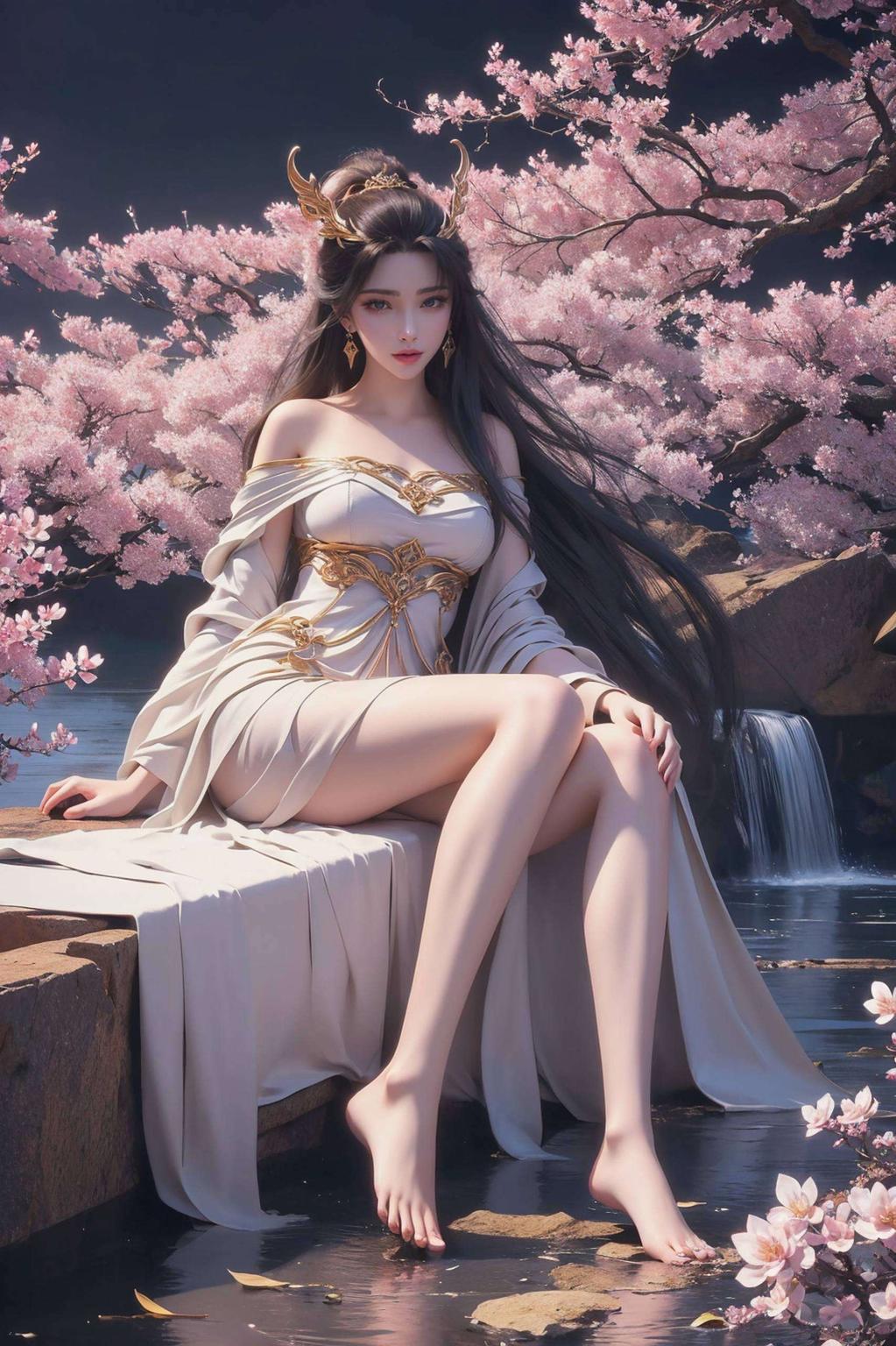 清新自然美眸如画