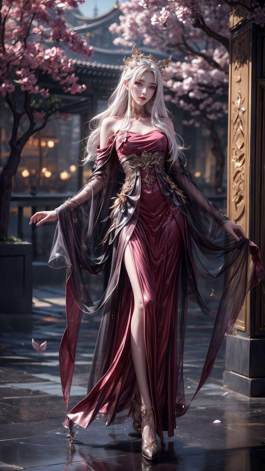 细腻毛发、灵动眼神天狐仙子翩翩起舞