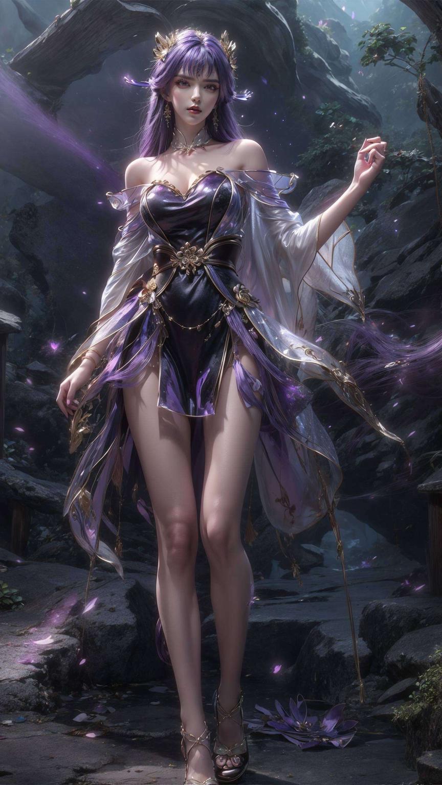 今天给大家带来一组超好看的免费壁纸！🎉 这里有AI国漫女神天穹的绝美壁纸