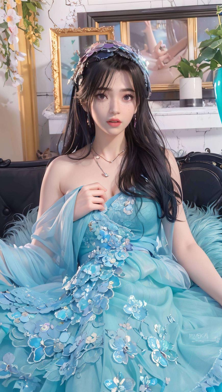 AI素材里的这对小情侣眷思量双人壁纸