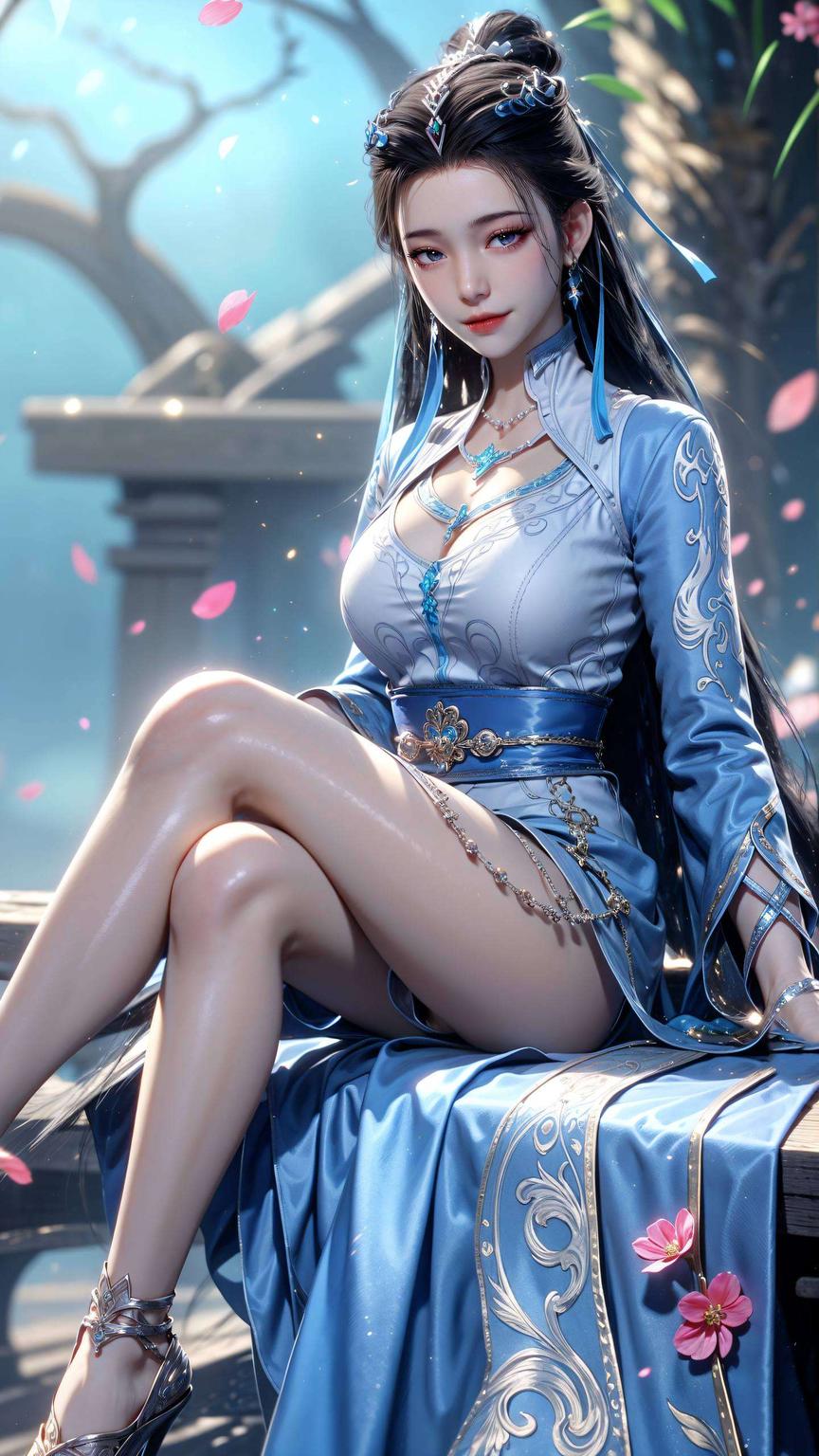 美腿与风景共舞长腿壁纸