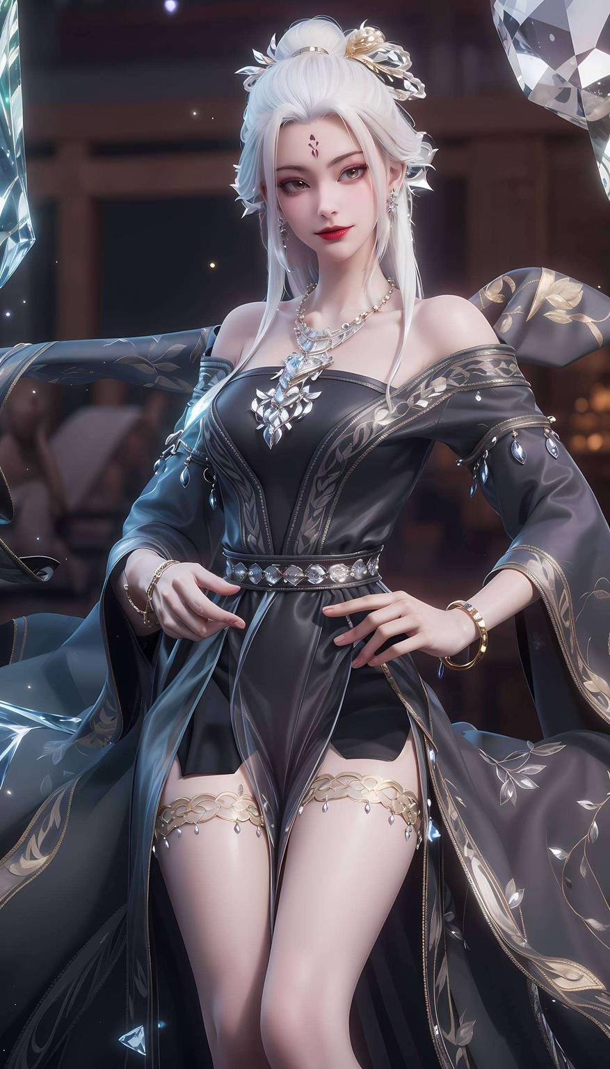 小白仙气十足高清壁纸带你领略高光时刻