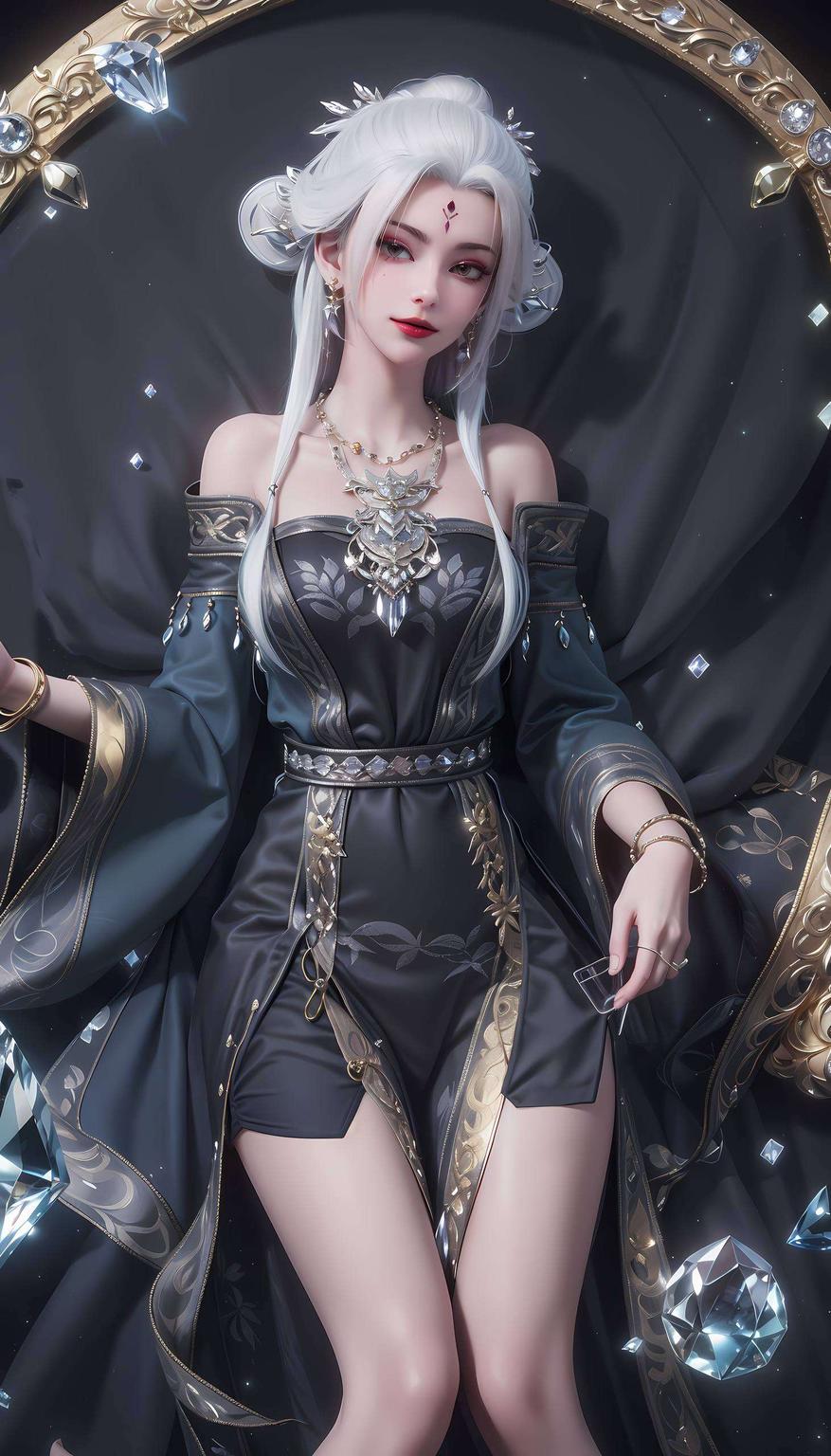 小白仙姿卓越电脑锁屏