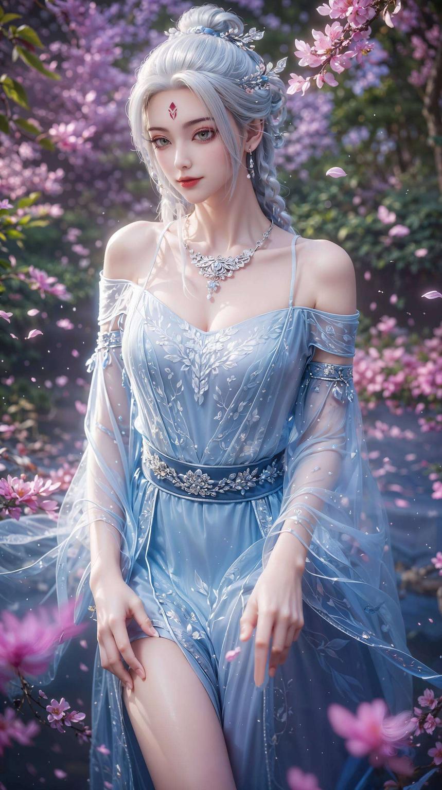 小白仙姿卓越古韵漫画风