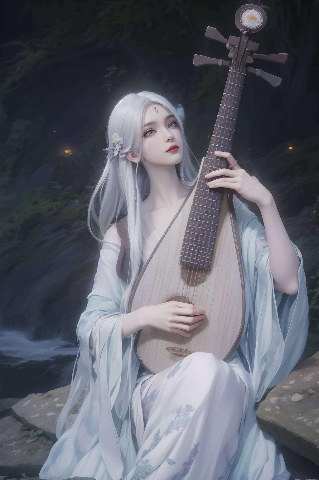 小白仙气逼人享受视觉盛宴！