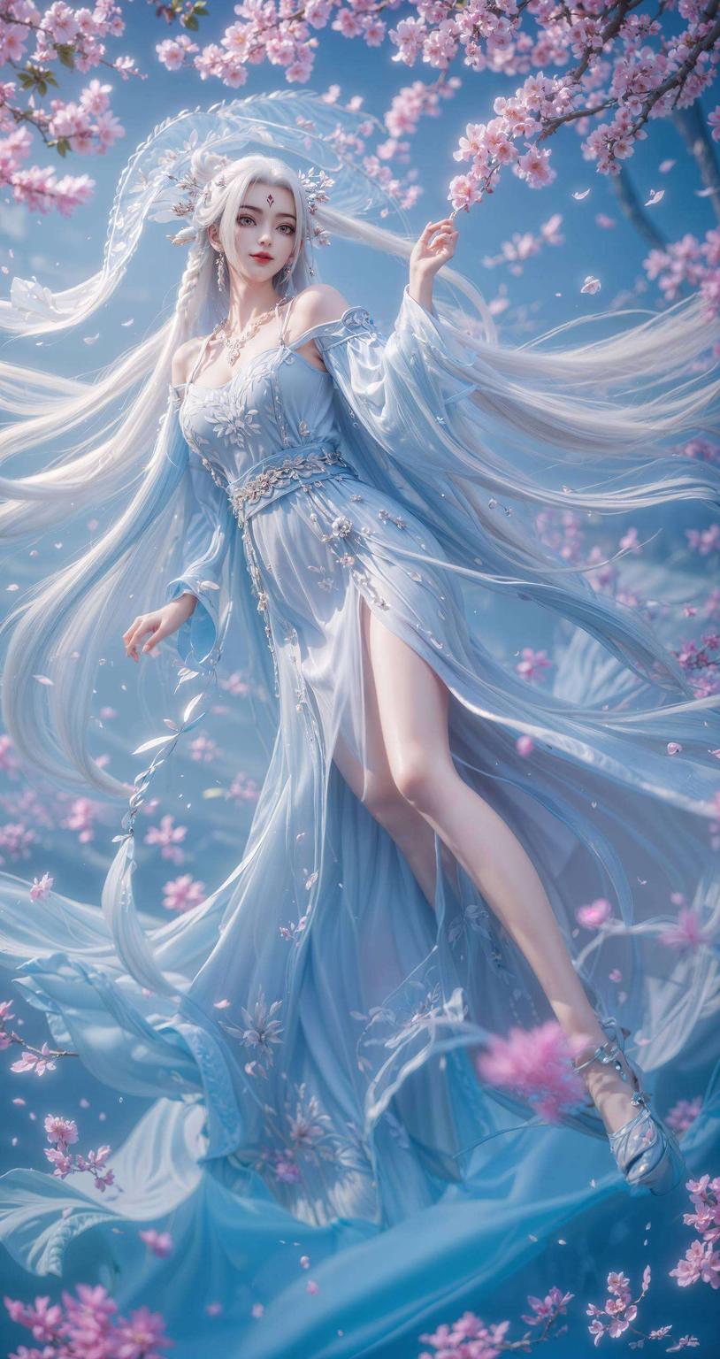 免费壁纸秀小白仙姿