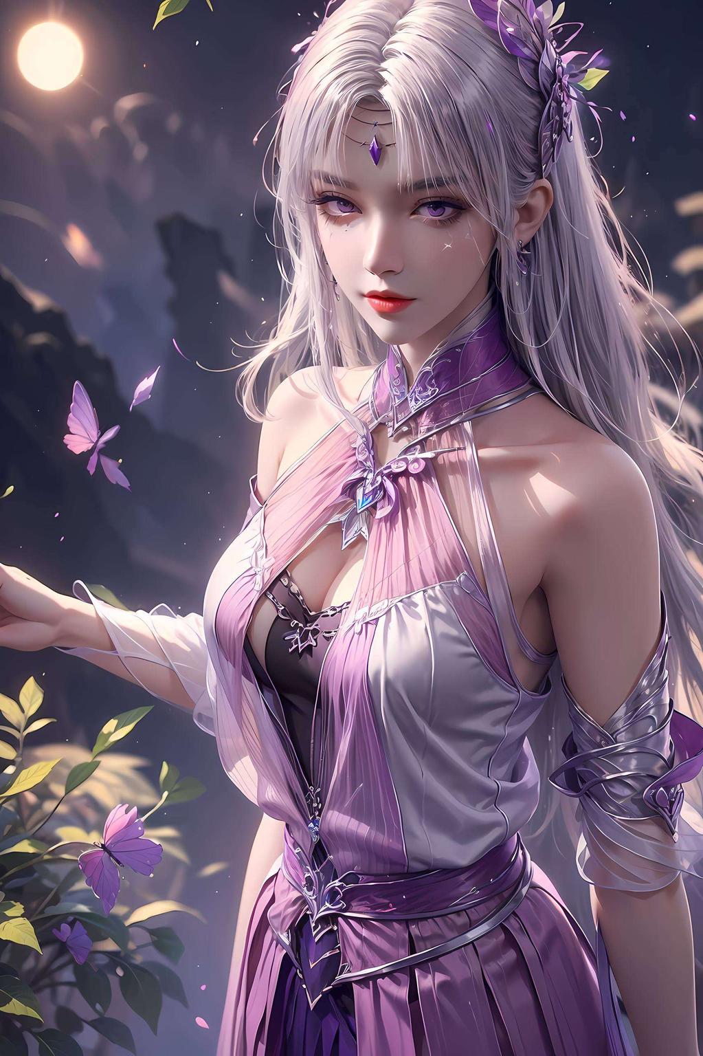 婉约身姿入画来高清壁纸