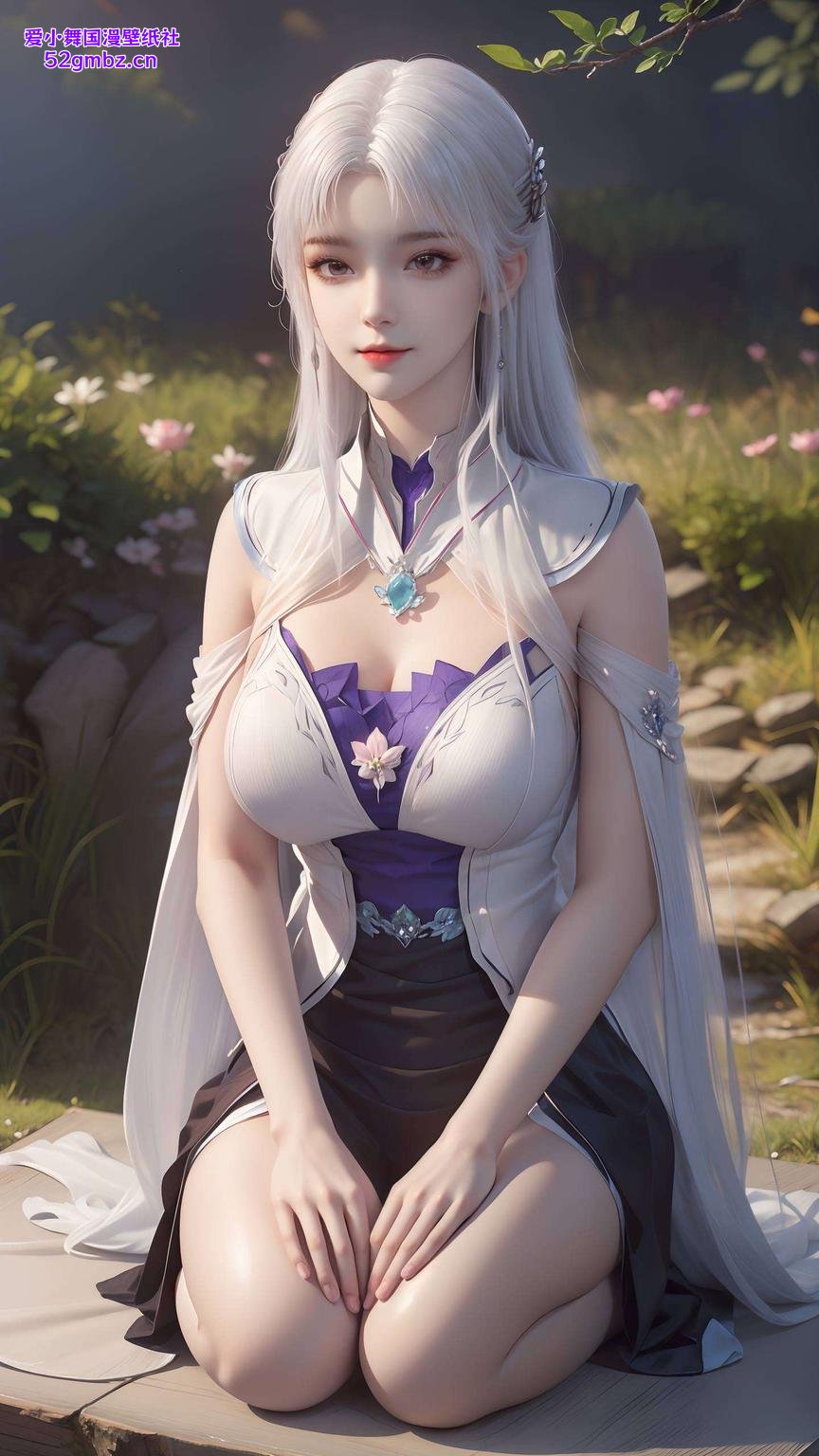 让她仿佛跃然屏上简直美爆了！细腻的笔触