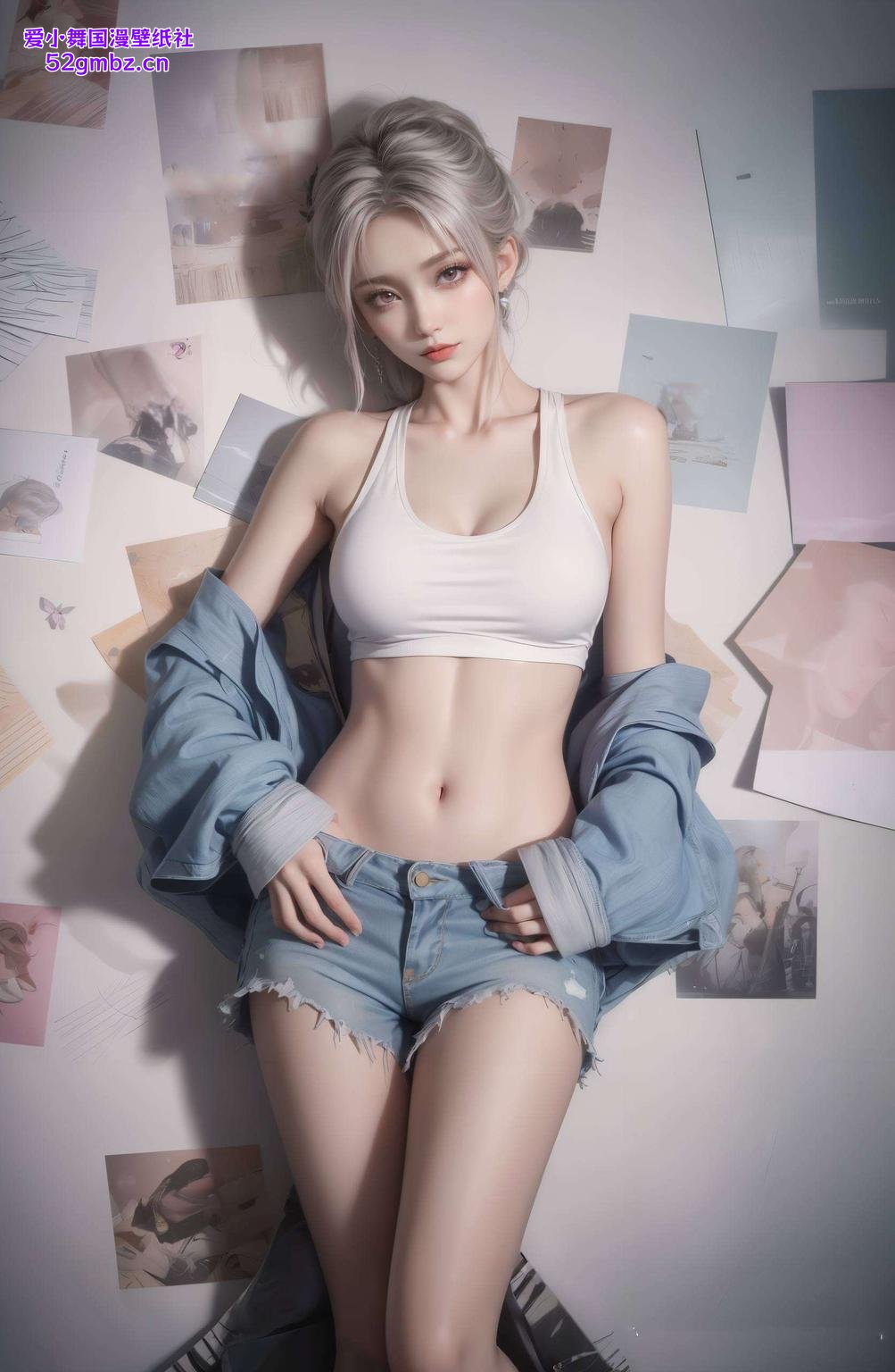 这款紫色精细的苹果宽屏壁纸让人一见倾心