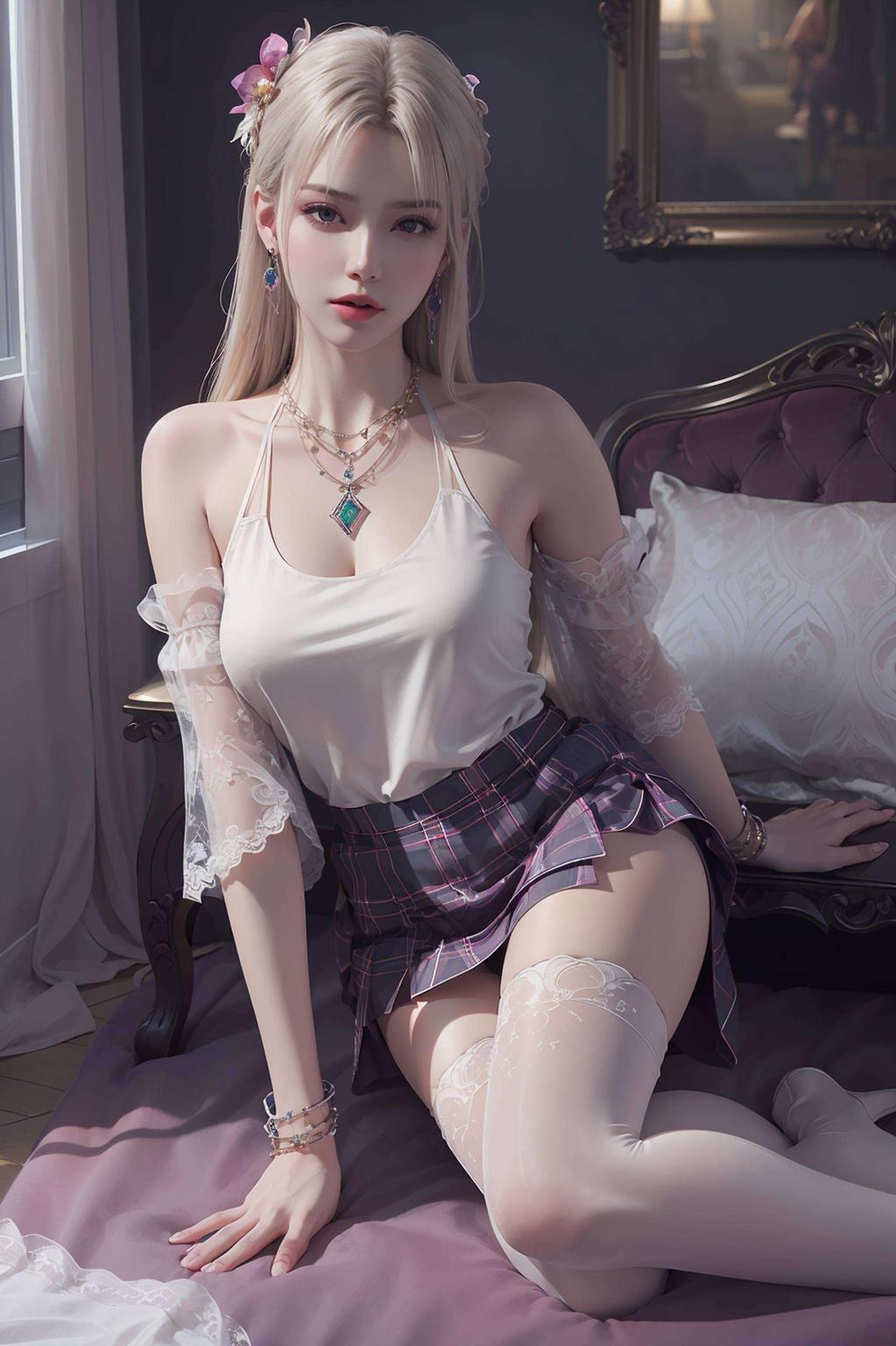 融合了小医仙的灵动身影这款超好看完美像素iPhone古香古色壁纸