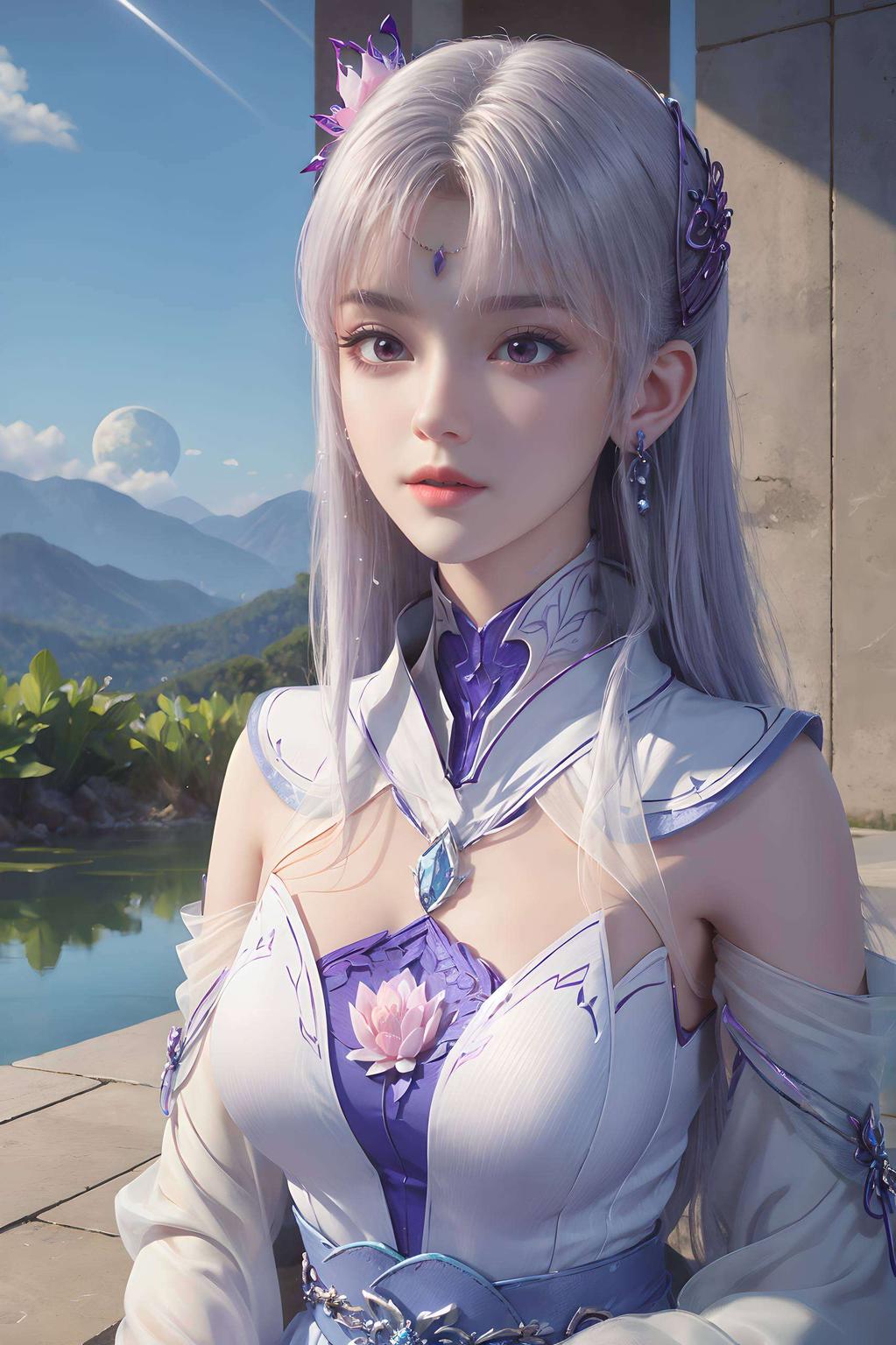 是不是美得让人心动？清新的画风让你一秒沉浸在她的魅力中！